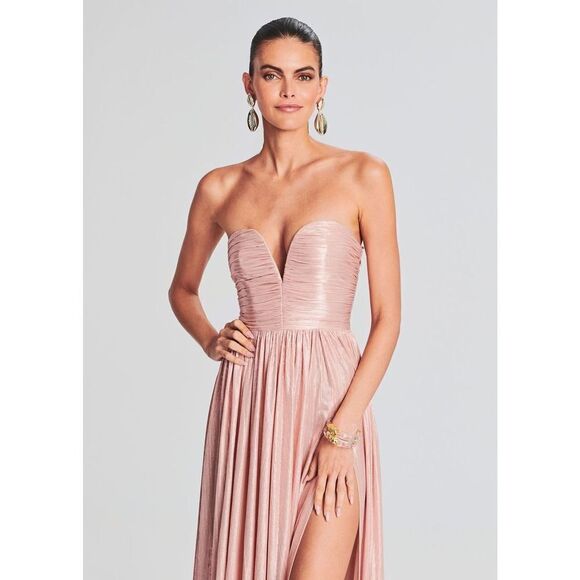 Retrofete MADELEINE Maxi Dress pink Large - Picture 2 of 11